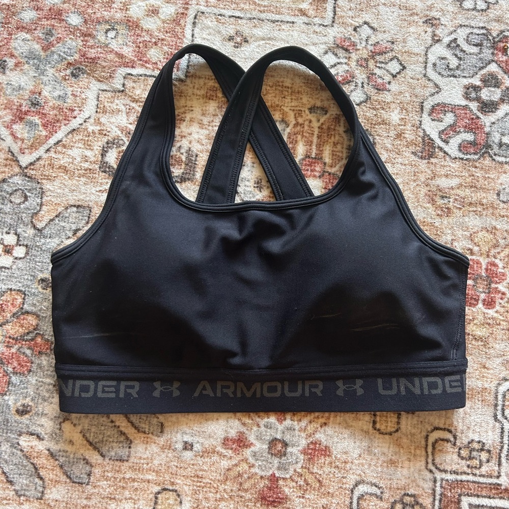 Under Armour Midnight Black Sports Bra